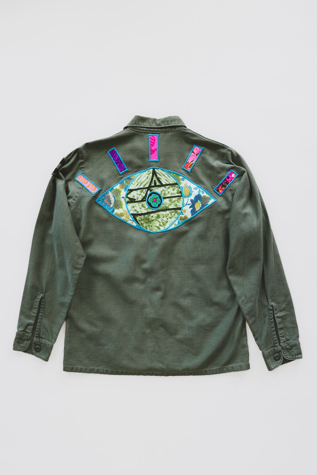 Vintage Army Fatigue Jacket - Evil Eye
