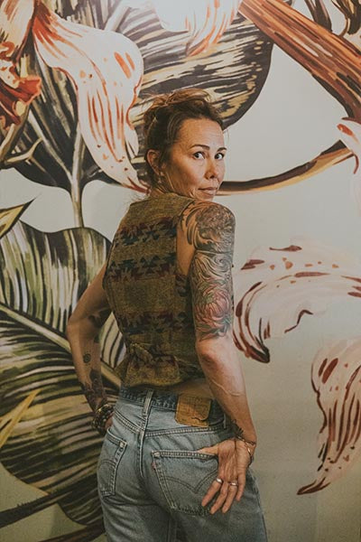 Aztec Wool Vest - Rainbow