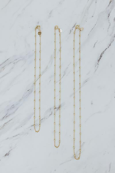 Ellipse Chain Necklace | GF