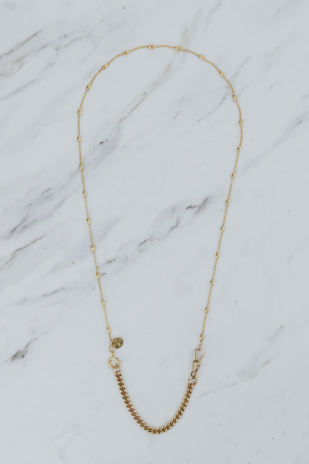 Ellipse Chain Necklace | GF