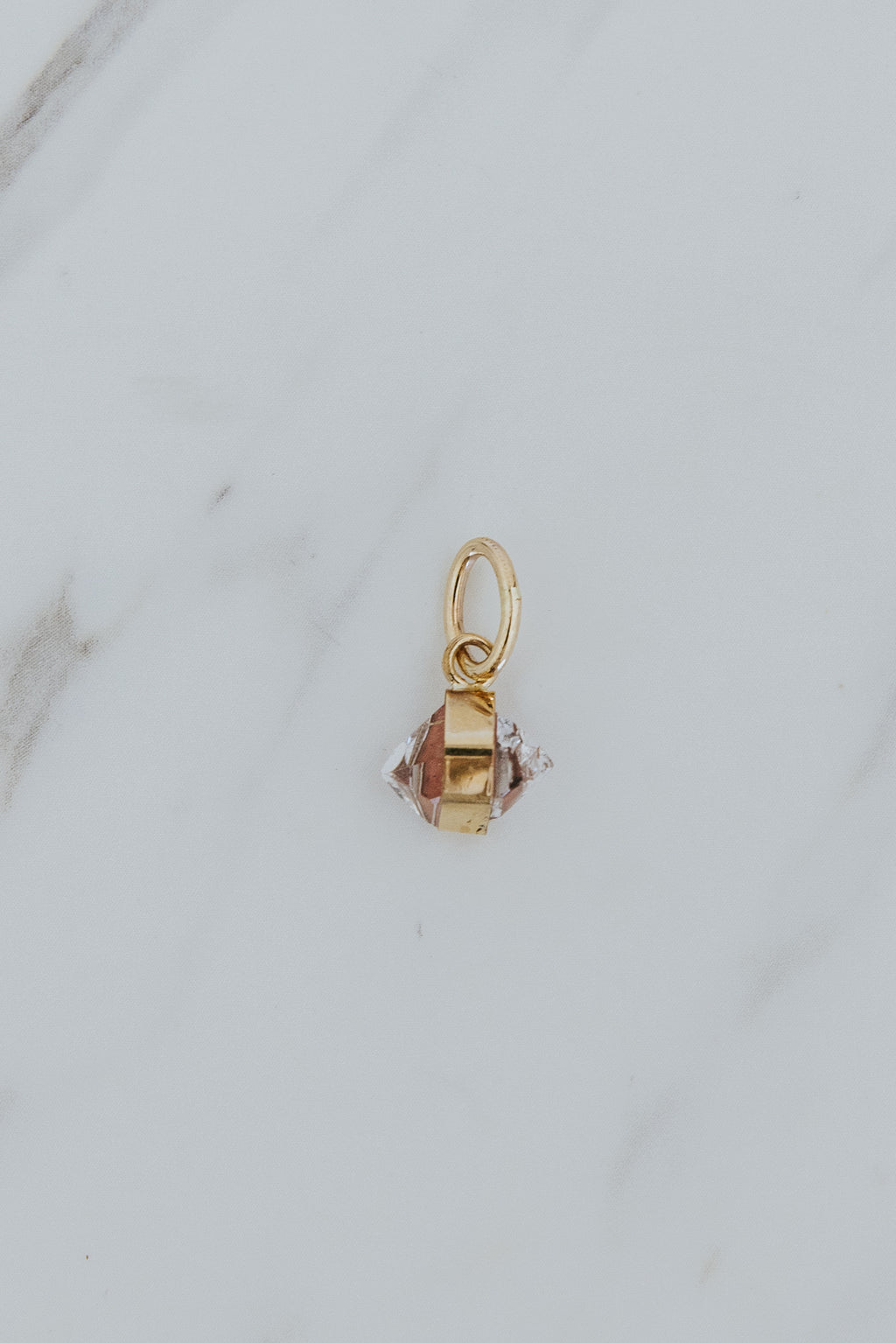 Necklace Charm - Banded Herkimer