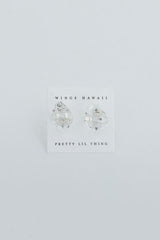 Banded Crystal Studs - Herkimer Diamond thumbnail