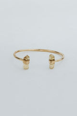 wings hawaii banded imperial topaz crystal cuff bracelet in 14k gold fill  thumbnail