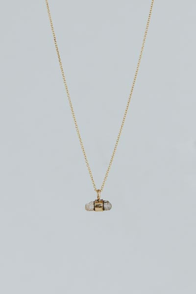 Wings Hawaii Banded Crystal Charm Necklaces imperial topaz 14k gold fill 