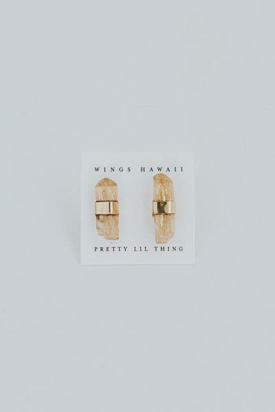 Imperial Topaz Studs