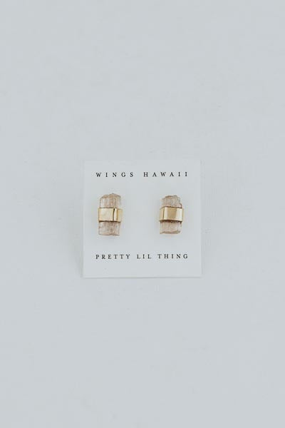 Imperial Topaz Studs