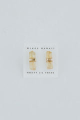 Banded Crystal Studs | 14K thumbnail