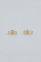 Banded Crystal Studs | 14K thumbnail