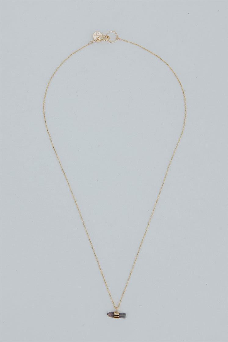 Banded Pink & Blue Tourmaline Necklace