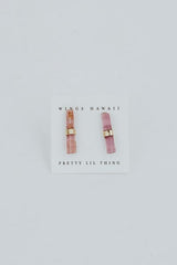 Banded Crystal Studs | 14K thumbnail