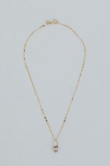 Bullet Charm Necklace - Tourmaline thumbnail