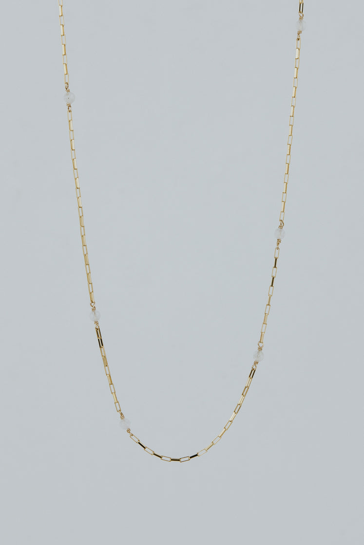 21 Stone Layering Necklace