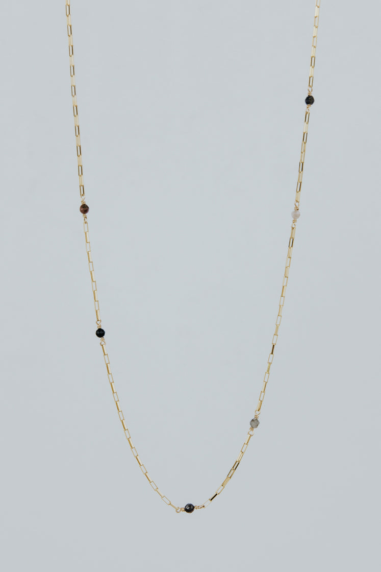 21 Stone Layering Necklace