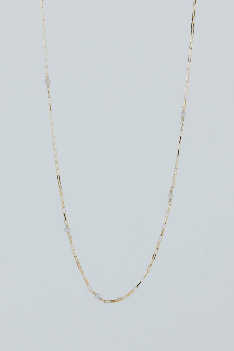 21 Stone Layering Necklace