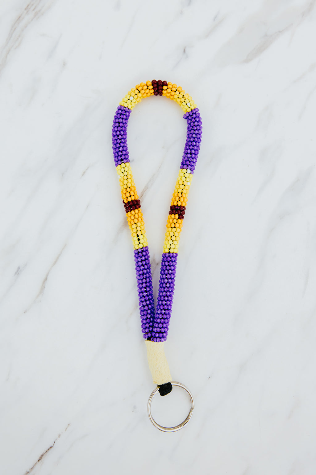 Wings Hawaii hand-beaded keychains. Colorful, chic bracelet-style loop keychains perfect for travel and great gifts