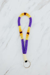 Wings Hawaii hand-beaded keychains. Colorful, chic bracelet-style loop keychains perfect for travel and great gifts thumbnail