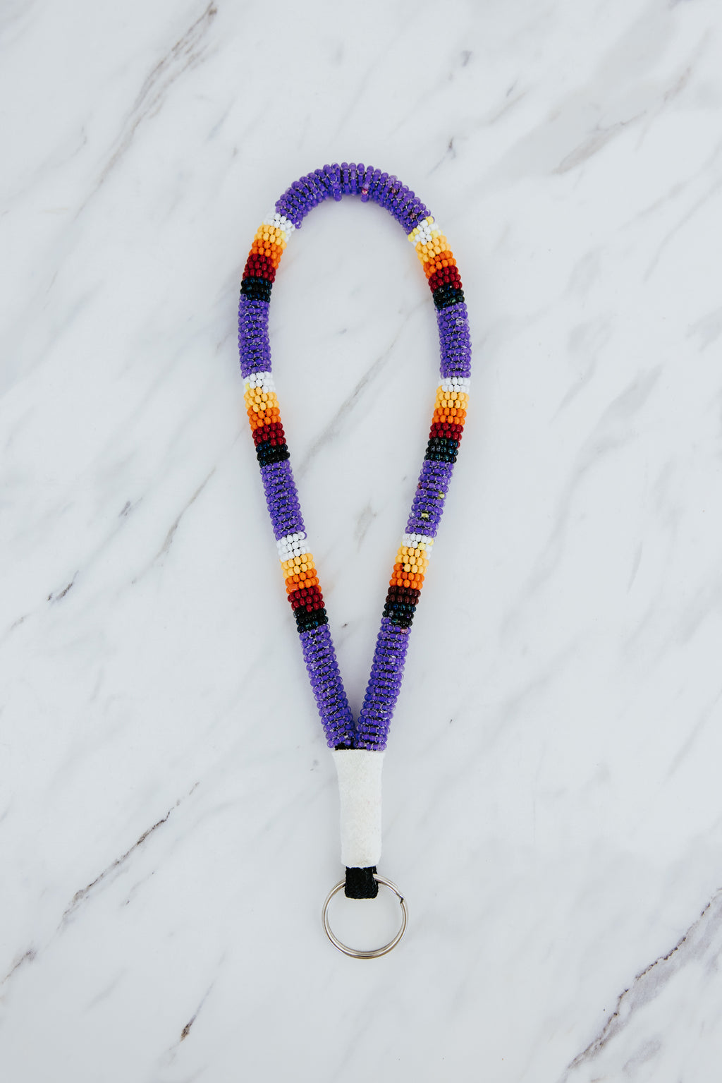 Wings Hawaii hand-beaded keychains. Colorful, chic bracelet-style loop keychains perfect for travel and great gifts