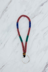 Wings Hawaii hand-beaded keychains. Colorful, chic bracelet-style loop keychains perfect for travel and great gifts thumbnail