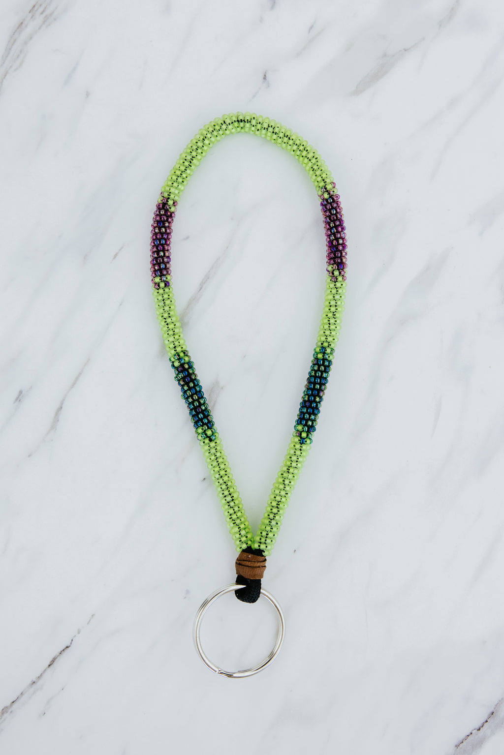 Wings Hawaii hand-beaded keychains. Colorful, chic bracelet-style loop keychains perfect for travel and great gifts