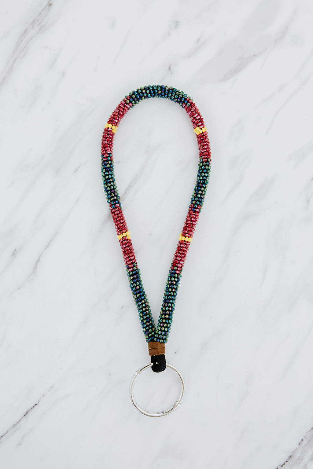 Wings Hawaii hand-beaded keychains. Colorful, chic bracelet-style loop keychains perfect for travel and great gifts