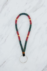 Wings Hawaii hand-beaded keychains. Colorful, chic bracelet-style loop keychains perfect for travel and great gifts thumbnail