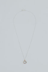 Dew Drop Necklace - Aquamarine Mixed Metals thumbnail