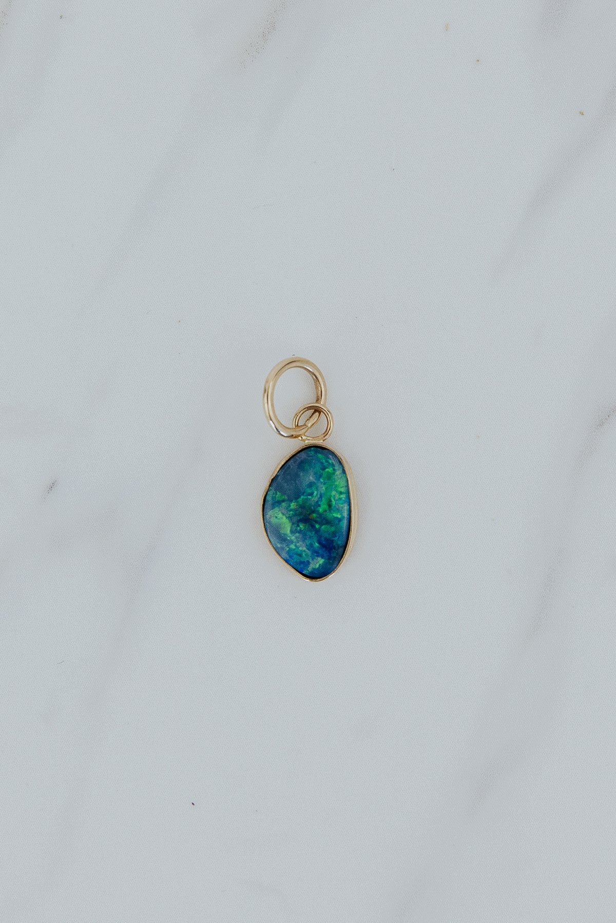 Opal Aura Charm | 14k