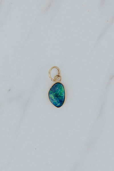 Opal Aura Charm | 14k
