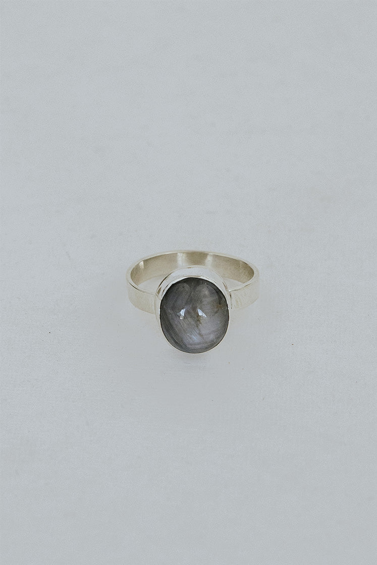 Blue Slate Star Sapphire Ring