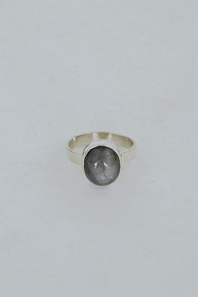 Blue Slate Star Sapphire Ring
