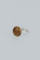 Bezel Set Ring - Chlorite Quartz thumbnail