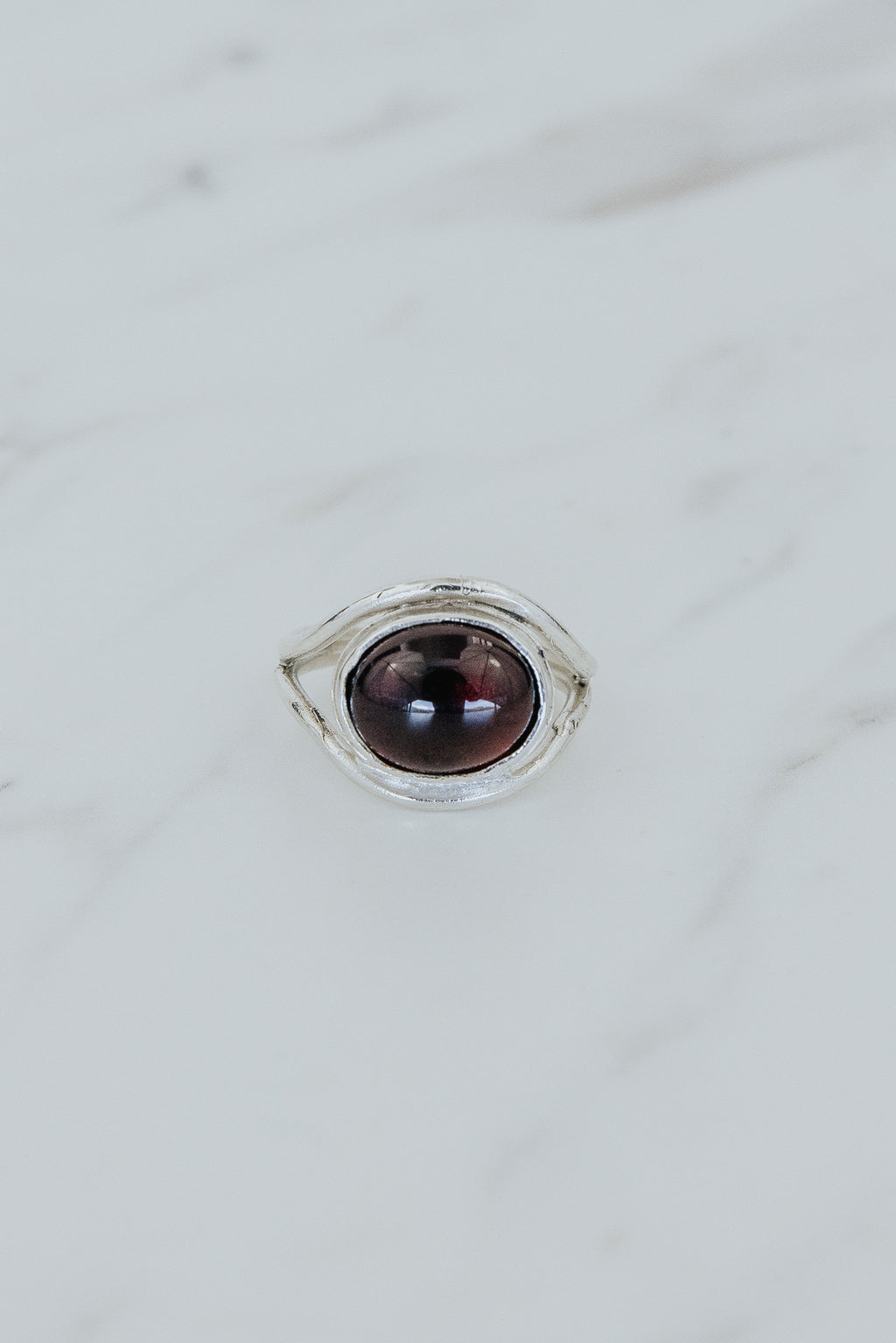 Evil Eye Ring - Pink Tourmaline
