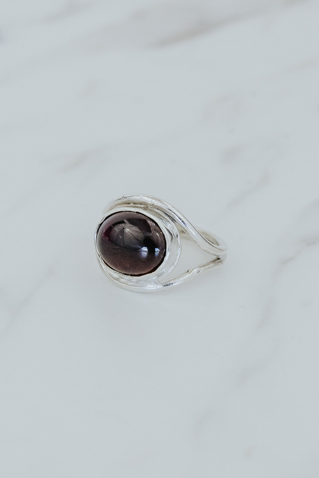 Evil Eye Ring - Pink Tourmaline
