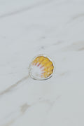 Wings Hawaii bezel-set Sunrise Shell ring bezel-set in sterling silver. Authentic, rare Hawaiian beach shell. Fine jewelry handmade with aloha on Maui. One of a kind gifts made in Hawaii.