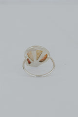Bezel Set Sunrise Shell Ring thumbnail