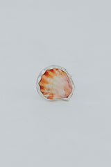 Bezel Set Sunrise Shell Ring thumbnail