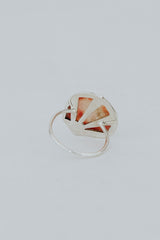 Bezel Set Sunrise Shell Ring thumbnail