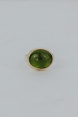 Crown Vesuvianite Garnet Ring - 14k thumbnail