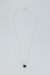 Vesuvianite Chain Necklace - 14k + SS thumbnail