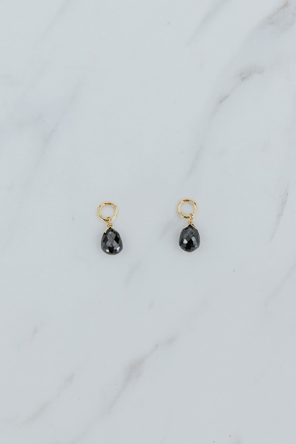 Gemstone Earring Charms - Diamond