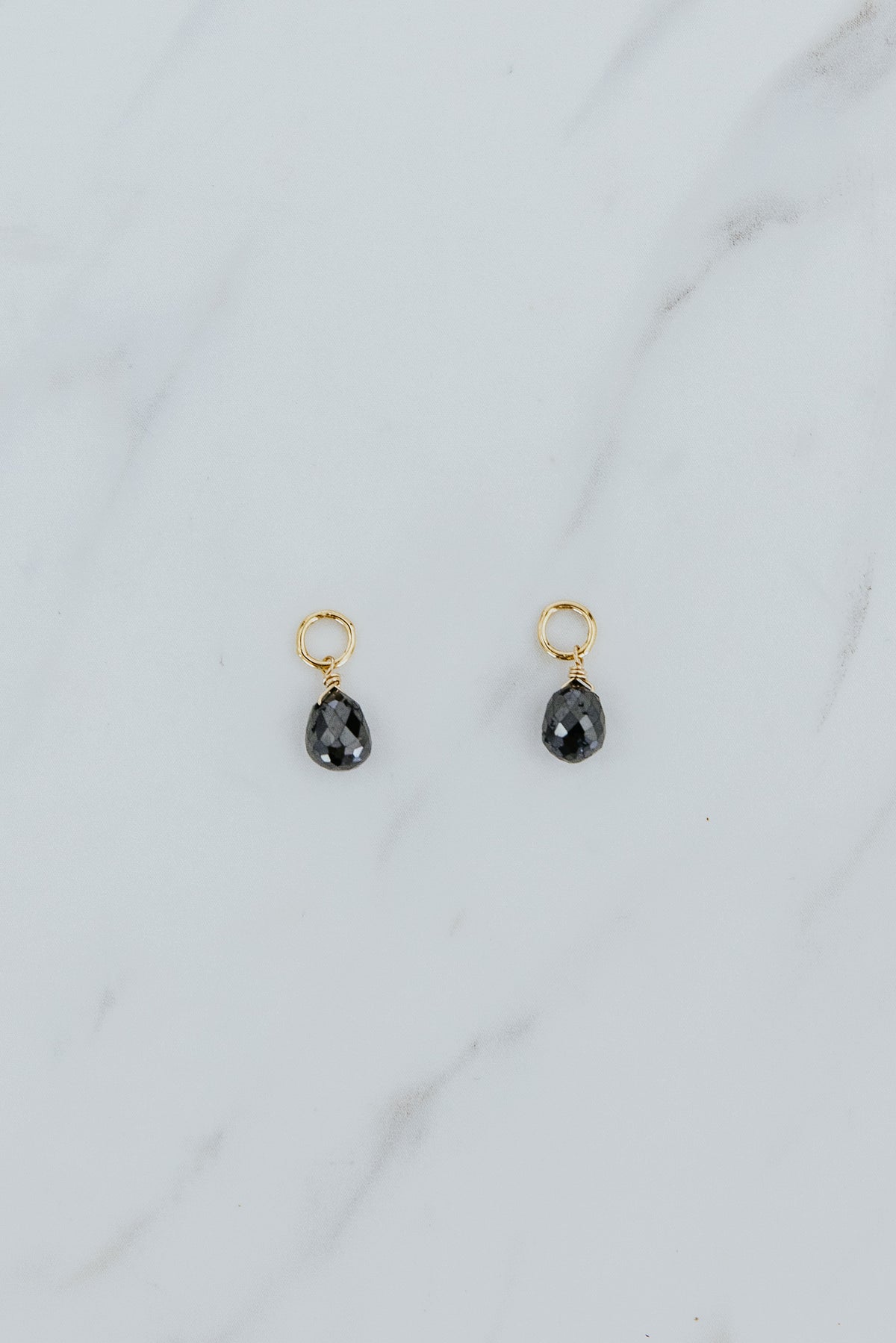 Gemstone Earring Charms - Diamond