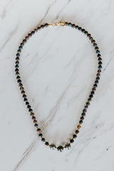 Wings Hawaii Tahitian Pearl Beaded Necklace - Black Opal thumbnail