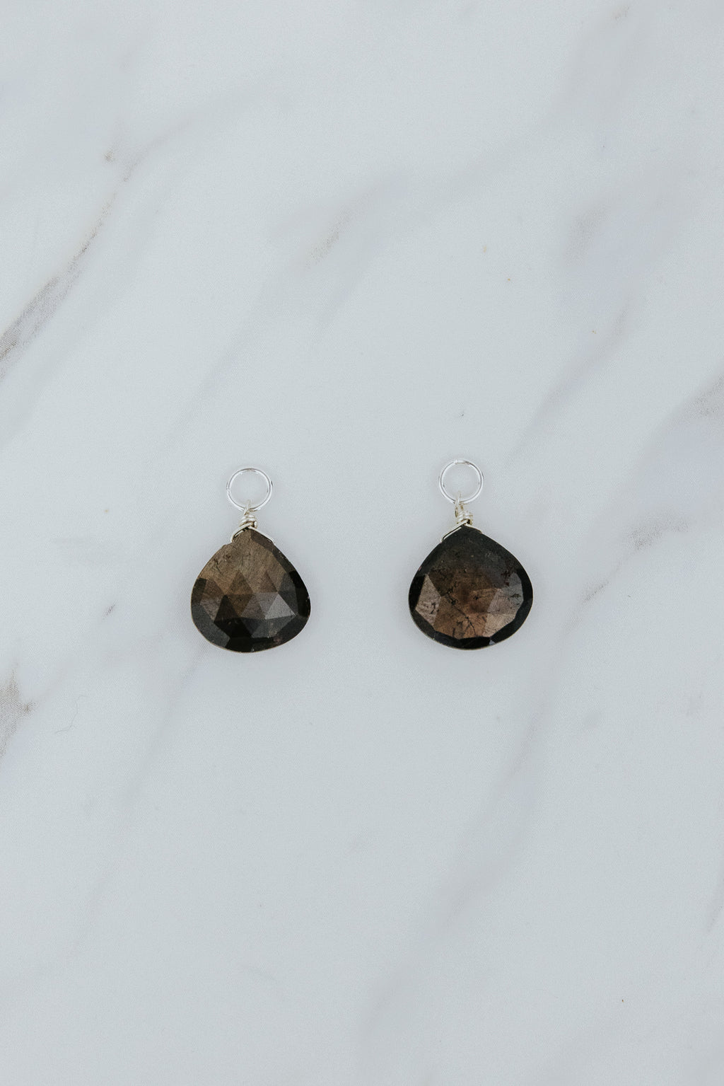 Gemstone Earring Charms - Sapphire