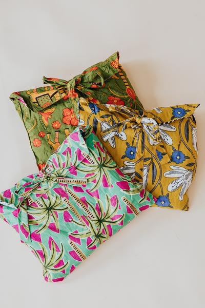 Block Print Pajama Sets - Long Sleeve