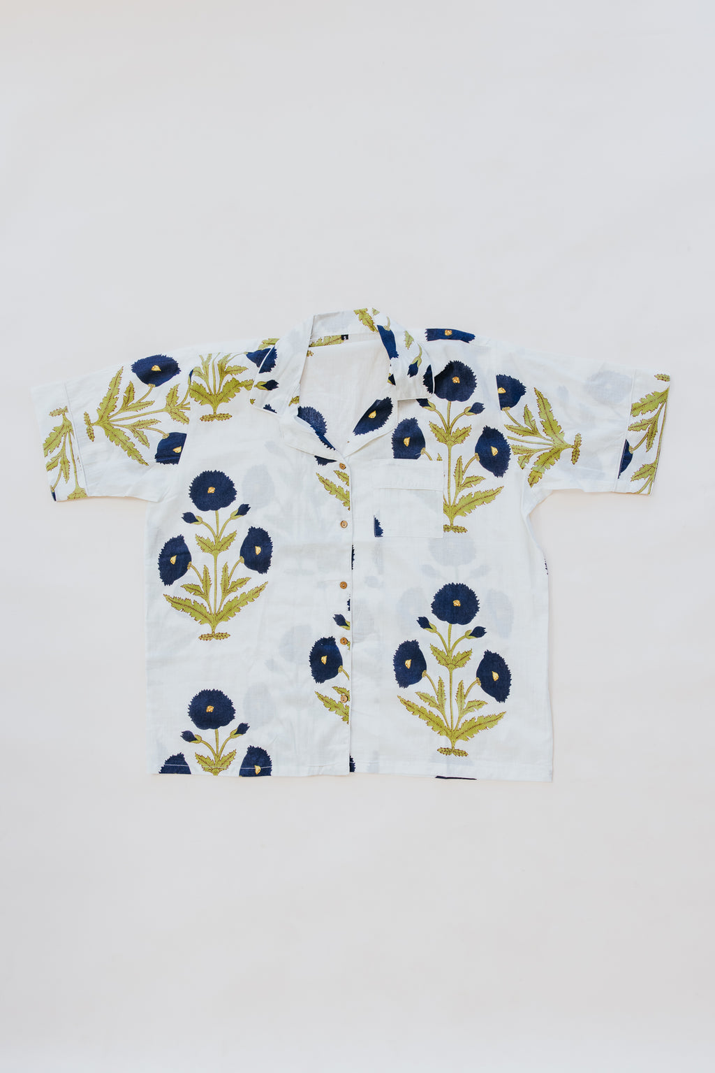 Block Print Pajama Sets - Short Sleeve