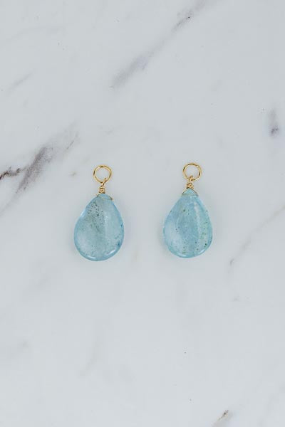 Earring Charms - Aquamarine | GF