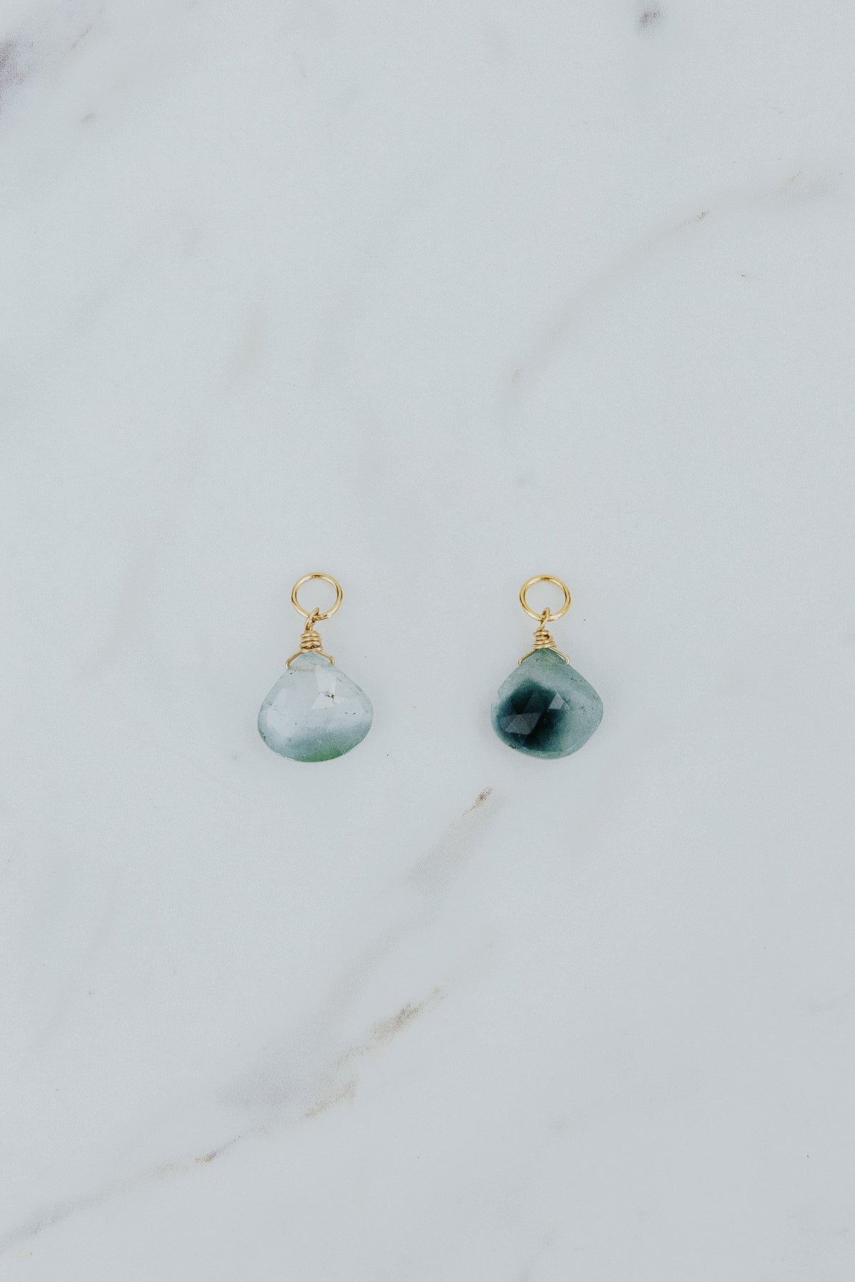 Gemstone Earring Charms - Tourmaline