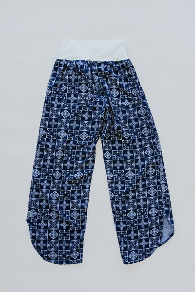 Pau Hana Pants - Quilted Ulu - Navy