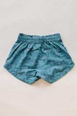 Retro Pocket Shorts - Quilted Ulu - Surf thumbnail