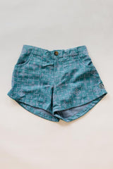 Retro Pocket Shorts - Quilted Ulu - Surf thumbnail